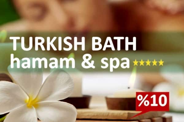  Türk Hamamı (kese+köpük+sauna+buhar odası) +20 dk yağlı masaj